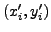 $ (x_i', y_i')$