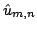$ \hat{u}_{m, n}$